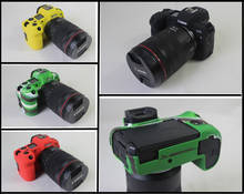 Câmera de silicone caso capa protetor para canon g7xmark iii g7x3 eos r eos rp eosrp câmera digital sling saco ombro 2024 - compre barato