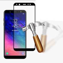 Full Cover Tempered Glass For samsung Galaxy A6 A600F 2018 Screen Protector Protective Film for SAMSUNG A6 Plus A605F + Glas 2024 - buy cheap