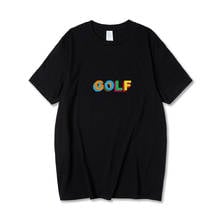 Brand New Letter Golf T Shirt Men Tops Summer Short Sleeve T-shirt Cotton Mans Tshirt Casual Funny T-Shirts Summer Homme Clothes 2024 - buy cheap