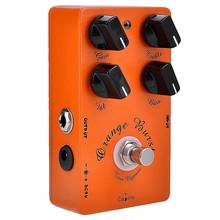 Pedal de efeito laranja amplificador de guitarra, peças de acessórios 2024 - compre barato