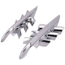 Motorcycle Radiator Vent Gills Fairing Trim Chrome Decoration Case For Honda Goldwing Gold Wing GL1800 GL 1800 2001-2010 2024 - buy cheap