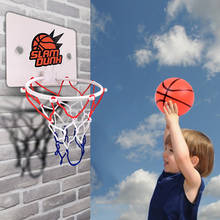 Minicaja de baloncesto para niños, juego de interior, tablero de baloncesto, accesorios de ejercicio de seguridad fácil 2024 - compra barato