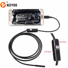 7mm Micro USB Mini Endoscope Camera 1m 1.5m 2m Soft Cable IP67 Waterproof Borescope Inspection Camera for Android Smartphone PC 2024 - buy cheap