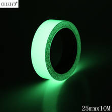 25mmx10m Waterproof Reflective Tape Car Sticker Light Luminous Warn Glow Dark Night Sticker Bicycle Motorcycle Wheel CHIZIYO 2024 - buy cheap