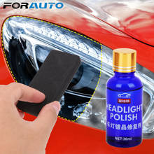 FORAUTO 30ML Car Headlight Repair Oxidation Rearview Coating Headlight Polishing Anti-scratch Liquid Coating Solution Repair Kit 2024 - buy cheap