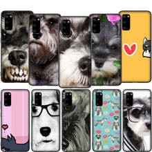 T118 Lovely Dogs Schnauzer Case for Samsung A01 A10 A11 A20 A20E A21 A30 A40 A41 A50 A51 A60 A70 A71 A81 A91 M10 M20 M30 2024 - buy cheap