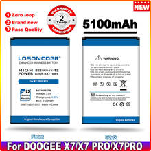 LOSONCOER 5100mAh BAT16503700 Battery For Doogee X7 X7S X7 PRO X7PRO Mobile Phone Battery+Quick Arrive 2024 - buy cheap