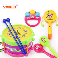 YANUO 5Pcs/Set Baby Drum Musical Instruments Kids Drum Set for Children Gift Kids Toys Noise Maker Children Toys 12 Months Baby 2024 - buy cheap