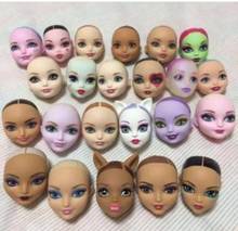 Коллекция голова куклы-монстра с головы для макияжа без волос, лысая голова, качественная кукла, девочка, одевающаяся, детали для игрушек, по... 2024 - купить недорого