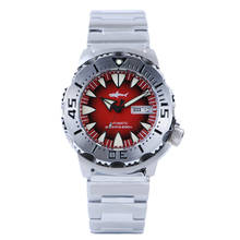 Heimdallr Men Diving Watch Sapphire Crystal Red Dial 200M Waterproof NH36A Automatic Mechanical Luminous Men Watches 2020 Luxury 2024 - buy cheap