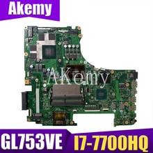 FX73V para ASUS GL753VD GL753VE FX73VD GL753V ZX73V GTX1050TI I7-7700HQ cpu laptop motherboard teste OK 2024 - buy cheap