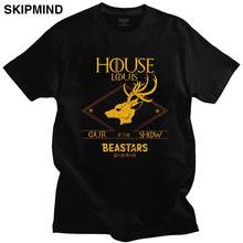 Streetwear Men's Beastars House T-Shirts Short Sleeve Crewneck Cotton Tshirt Leisure Animal Deer Louis Anime Furry Manga Tee Top 2024 - buy cheap