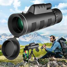 High Quality Military Portable Telescope Night Vision Monocular 40X60 HD Zoom Optical Outdoor Large Eyepiece Telescope 2024 - buy cheap