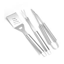 3PCS/Set Portable Stainless Steel Barbecue Accessories Set BBQ Grilling Shovel Tong Fork Kitchen Utensils Outdoor Panic Tools 2024 - buy cheap