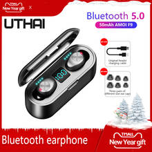 UTHAI D12 TWS Wireless Bluetooth Headset 5.0 Stereo Headset Waterproof Hands-free Noise Reduction Game Sports Headphones 2024 - buy cheap