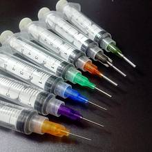 30pcs 5ml Industrial Syringes with plastic Mixed size Blunt Tip Fill Dispensing Needle :14G,15G,16G,18G,19G,20G,21G,22G,23G,25G 2024 - buy cheap