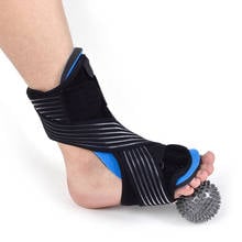 Fasciitis plantar noite tala com bola conjunto de cuidados cinta pé único alívio da dor cuidados com os pés corrector 2024 - compre barato