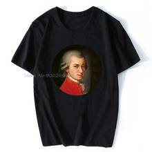 Men t-shirt Wolfgang Amadeus Mozart Composer Portrait Tshirt Women T Shirt Men Cotton Tees Tops Hip Hop Harajuku Streetwear 2024 - buy cheap