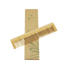 Бамбуковая щетка для волос, деревянная щетка для волос, 1 шт. 2024 - купить недорого