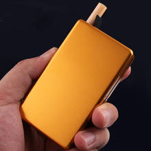 Creative Automatic Ejection Holder Metal Box Aluminum Pocket Cigarette Case Fashion Cigarette Accessories Smoker Tools Gift 2024 - buy cheap