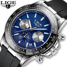 2021 Sports Wristwatch For Man LIGE Top Brand Stainless Steel Waterproof Clocks Men Watch Military Quartz WristWatch Chronograph 2024 - buy cheap