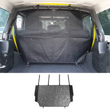 Interior Mouldings For Jeep Wrangler JK JL 2007-2018 Car Boot Pet Separation Net Fence Safety Barrier Car Trunk Cargo Safety Net 2024 - buy cheap