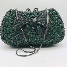 Deslumbrante bolsa feminina cristal para a noite bolsa feminina embreagens de metal bolsa de mão luxuosa para mulheres bolsas de mão de luxo de alta qualidade bolsa designer feminina 2024 - compre barato