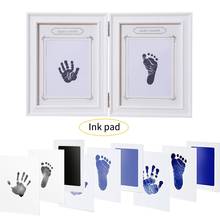 Large Baby Disposable Wash Pad Non-Toxic Baby Footprints Handprint Kit Family Baby Shower Gift Imprint Card Set Grow Souvenir 2024 - buy cheap