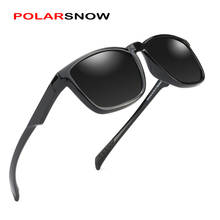 POLARSNOW Brand Fashion Sunglasses Men Polarized Driving Bright black Sun Glasses Male Eyewear 2024 - buy cheap