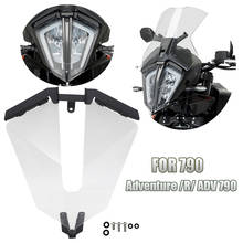 Cubierta protectora de faro para motocicleta, accesorios acrílicos para Adventure/R/790 ADV, novedad, 790 2024 - compra barato