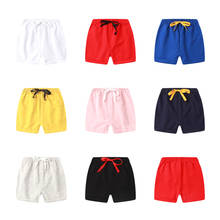 1-6Y Summer Kids Shorts for Girls Boy Infant Bebe Short Summer Teenager Shorts Cotton Casual Candy Color Short Children Clothing 2024 - buy cheap