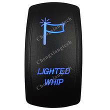 LIGHTED WHIP Car Boat Blue Led 5 Pin Rocker Switch 12V 20A SPST ON OFF Toggle Switch Marine Accessories for Carling Arb 4x4 2024 - buy cheap