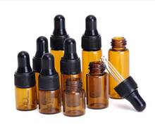 5ml Essential Oil Dropper Bottle Brown Essential Oil Sample Packing Glass Bottle with Paper Label 1000PCS/LOT 2024 - buy cheap