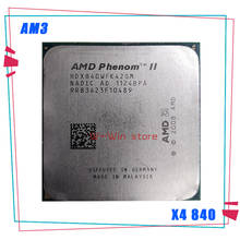 AMD Phenom II X4 840 2M 3,2G розетка AM3 938-pin настольный процессор X4-840 HDX840WFK42GM настольный компьютер 2024 - купить недорого