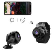 Mini cámara inalámbrica WIFI portátil HD 4K 1080P, Micro LED, cámara de vídeo IP, Red de visión nocturna infrarroja, monitoreo inteligente 2024 - compra barato