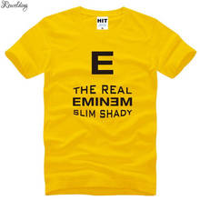 Hip Hop Rock Rap Music Eminem Letter Printed Mens Men T Shirt T-shirt Fashion Summer New Short Sleeve O Neck Cotton Tshirt Tee 2024 - buy cheap