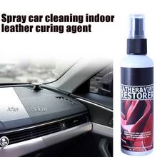 30ml Car Plastic Parts Retreading Agent Interior Leather Maintenance Cleaner Refurbisher Agent Auto Leather Care Remove 2024 - buy cheap