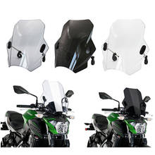 Motocicleta Universal Windscreen Windshield Cobre Tela Lente Fumaça Defletor PARA SUZUKi YAMAHA BMW Triumph DUCATI Motos 2024 - compre barato