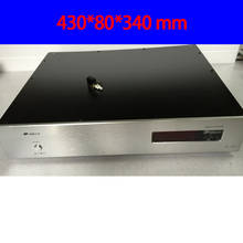 KYYSLB-caja de amplificador de DAC-4380, carcasa de bricolaje con interruptor de toma de corriente, pies, caja de amplificador, 430x80x340mm 2024 - compra barato