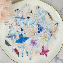 14Pcs/Pack Ballet Dancing Girls Sticker DIY Scrapbooking Album Junk Journal Planner Decorative Stickers 2024 - buy cheap