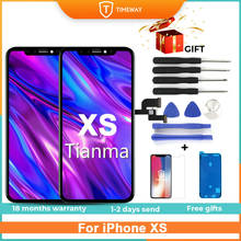 Класс для iPhone XS tianma ЖК-дисплей для IPhone XS сенсорный экран tianma с дигитайзером запасные части для сборки черный 2024 - купить недорого