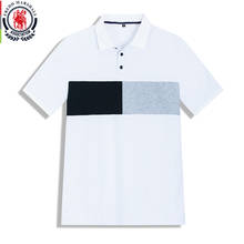 Fredd Marshall-Polo de manga corta para hombre, camisa de retales de algodón 2020, Polo blanco informal, ropa de marca, 100% 2024 - compra barato