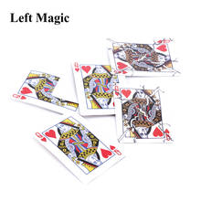 Broken Queen Cards Magic Tricks Close Up Street Stage Magic Props Gimmick Magician Tool Accessories Classic Mentalism 2024 - buy cheap