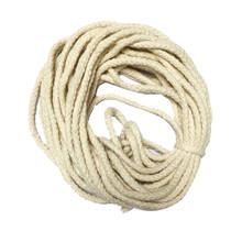 New Hot 10 Meters White DIY Braided Pure Cotton Rope Cord String for Clothing Handmade 5mm Craft Supplies Clothes Decoration 2024 - buy cheap