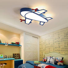 Modern Simple Children's Room Lamp Cartoon Plane Fun Ceiling Lamp Boys Girls Creative Led Eye Protection Bedroom Lamp 2024 - buy cheap