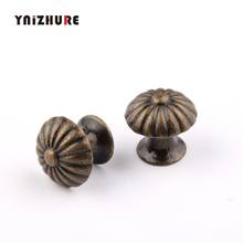 2pcs 18*17mmSpecial Offer Cabinet Knobs Ynizhure  Small Bronze Dome Antique Handle Drawer Pull Trim Single Hole Alloy 2024 - buy cheap