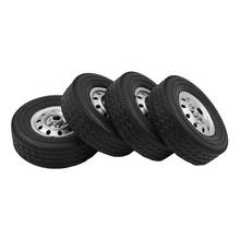 Neumáticos de goma mejorados de simulación de 4 piezas, llanta de 2,2 pulgadas para coche WPL D12 2024 - compra barato