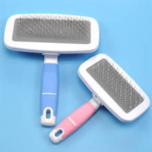 Pet Dog Hair Removal Needle Combs Fur Cleaning Brush Grooming Large Size Combs Tool Candy Color Non-slip Pets 2024 - buy cheap