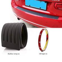 104cm Rear Bumper Trim Protector For Mitsubishi asx lancer x 10 9 outlander xl pajero 4 sport carisma Car-Styling Accessories 2024 - buy cheap