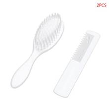 2 Pcs Baby Hair Brush Comb Set for Newborns Toddlers Infant Safety Scalp Massage Nursing Supplies 2024 - buy cheap